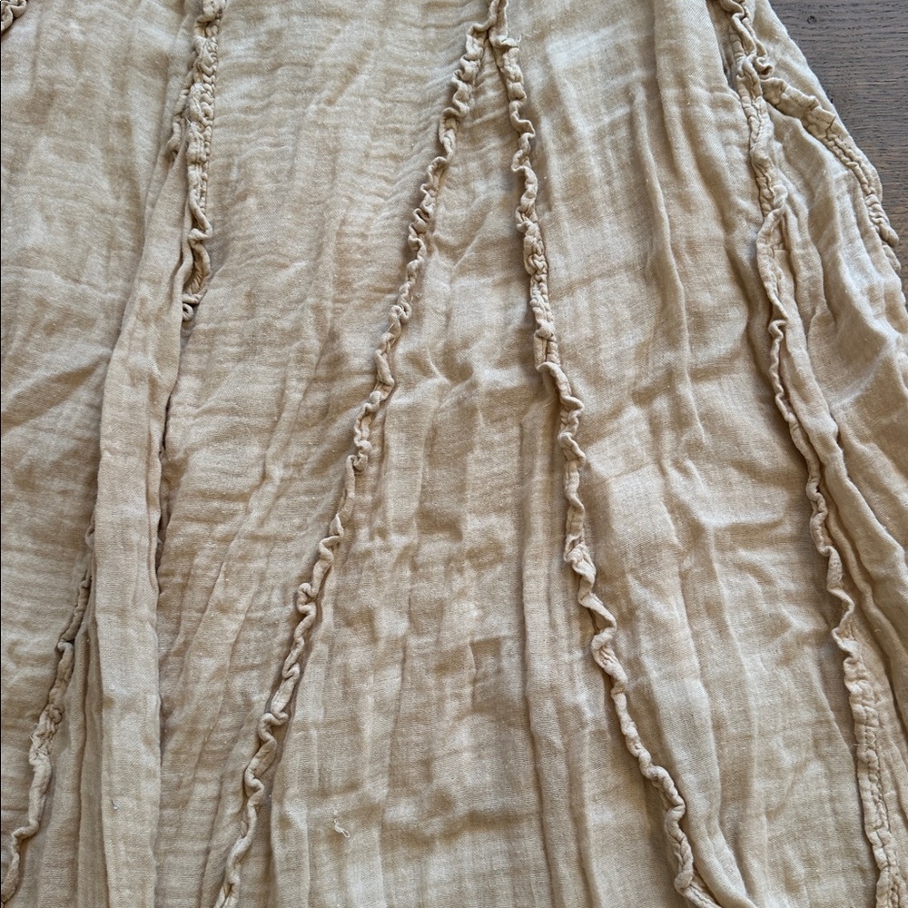 Free People NEW Bohemian Beige Maxi Dress - Picture 2 of 5